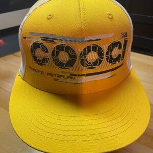 COOGI Yellow and White Men's Hat 7 1/4”